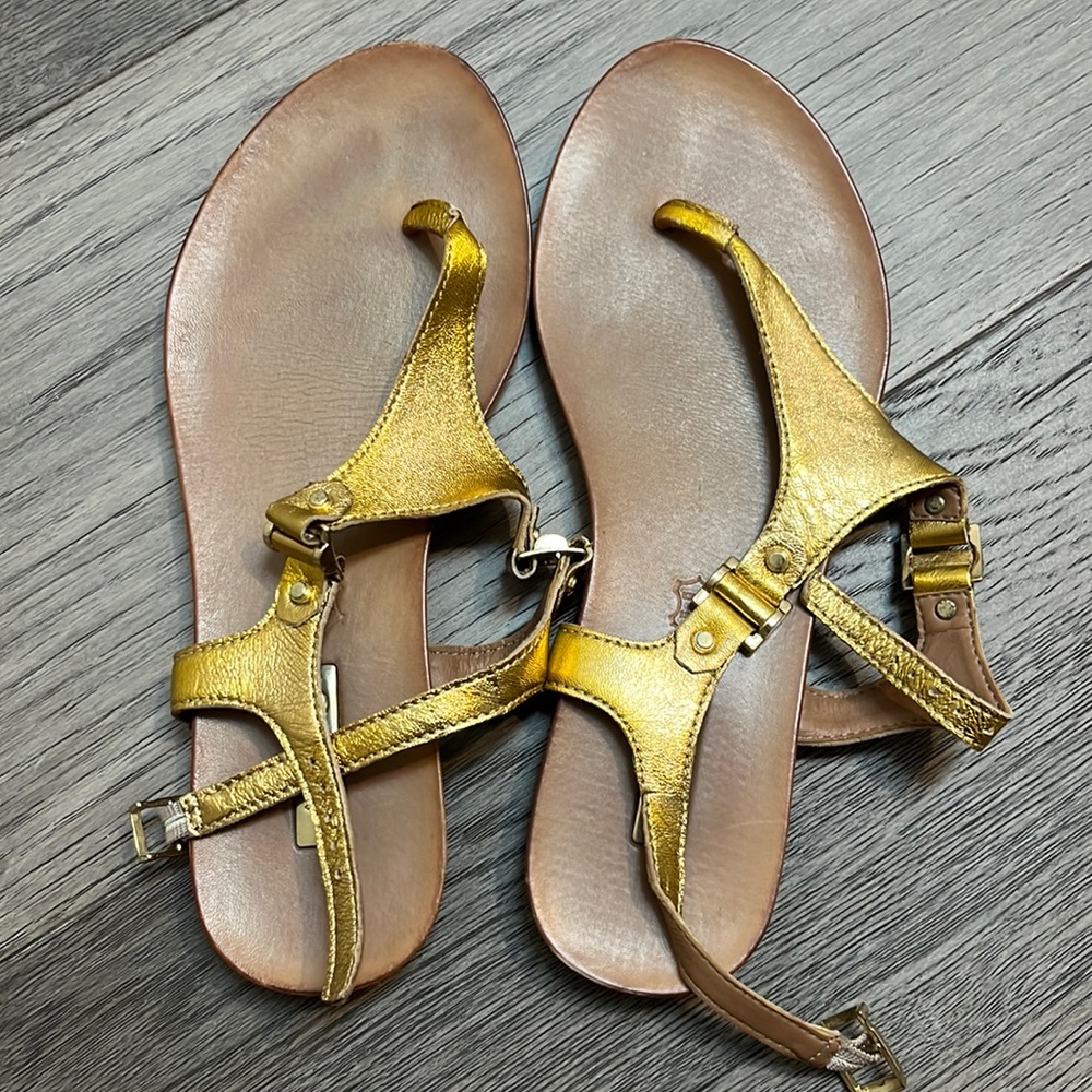 Aldo Gold Strappy Sandal